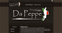 Desktop Screenshot of pizzeria-da-peppe.de